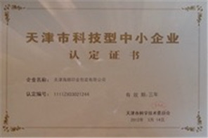 天津市科技型中小企业