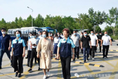 天津市东丽区区委组织部干部与甘肃皋兰县党政领导、干部和北方人才工作人员莅临海顺参观调研