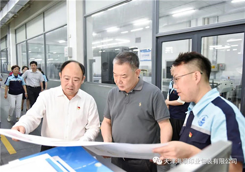 天津市东丽区委书记夏新一行莅临海顺指导调研(图2)