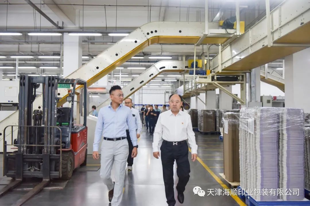 东莞市印刷行业企业家代表团莅临海顺参观交流，相互赋能，共谋未来(图5)